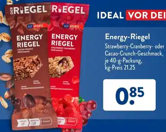 Aldi Süd Energy-Riegel Angebot