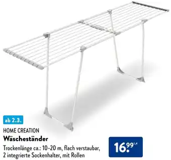 Aldi Süd HOME CREATION Wäscheständer Angebot