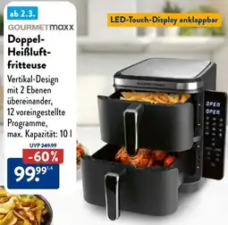 Aldi Süd GOURMETmaxx Doppel Heißluftfritteuse Angebot