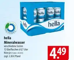 Famila Nord Ost hella Mineralwasser Angebot