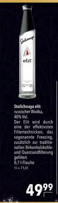 CITTI Markt Stolichnaya Elit Angebot