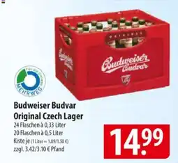 Famila Nord Ost Budweiser Budvar Original Czech Lager Angebot