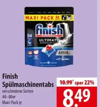 Famila Nord Ost finish Spülmaschinentabs Angebot