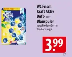 Famila Nord Ost WC Frisch Kraft Aktiv Duft- oder Blauspüler Angebot