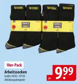 Famila Nord Ost WORK Arbeitssocken 10er-Pack Angebot