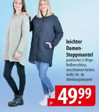 Famila Nord Ost leichter Damen- Steppmantel Angebot