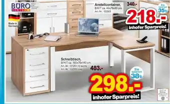 Möbel Inhofer Schreibtisch Oder Anstellcontainer Angebot