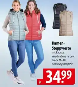 Famila Nord Ost Damen- Steppweste mit Kapuze Angebot