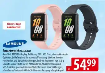 Famila Nord Ost SAMSUNG Smartwatch Watch Fit3 Angebot