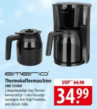 Famila Nord Ost emerio Thermokaffeemaschine CME-125050 Angebot