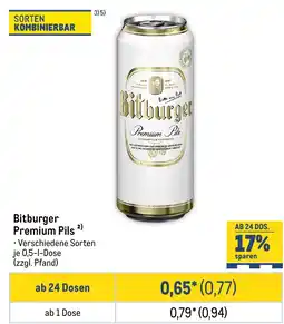 METRO Bitburger Premium Pils Angebot