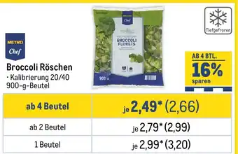 METRO METRO Chef Broccoli Röschen Angebot