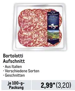 METRO Bortolotti Aufschnitt Angebot