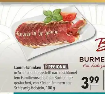 CITTI Markt Regional Lamm-schinken Angebot