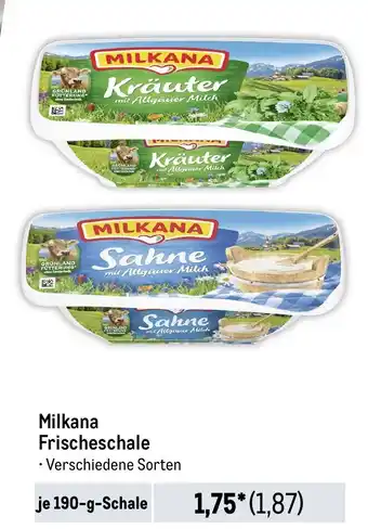 METRO Milkana Frischeschale Angebot