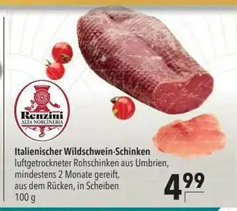 CITTI Markt Renzini Italienischer Wldschwein-schinken Angebot