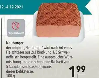 CITTI Markt Neuburger Angebot