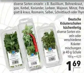 CITTI Markt Deutsche Kräuterschalen Küchenfertig Angebot