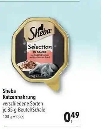 CITTI Markt Sheba Katzennahrung Angebot