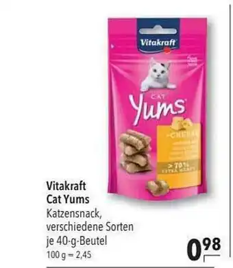 CITTI Markt Vitakraft Cat Yums Angebot