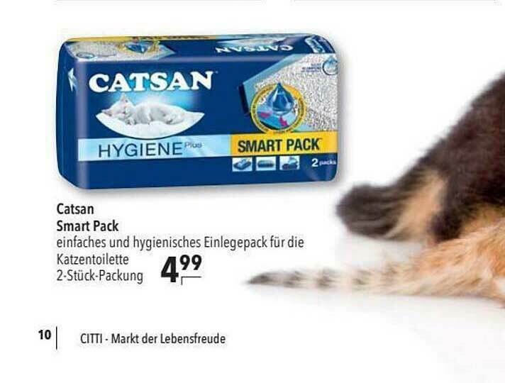 Catsan Smart Pack Angebot bei CITTI Markt