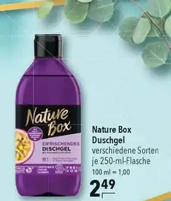 CITTI Markt Nature Box Duschgel Angebot