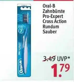 Rossmann Oral-b Zahnbürste Pro Expert Cross Action Rundum Sauber Angebot