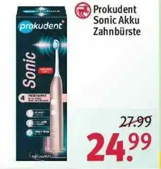 Rossmann Prokudent Sonic Akku Zahnbürste Angebot