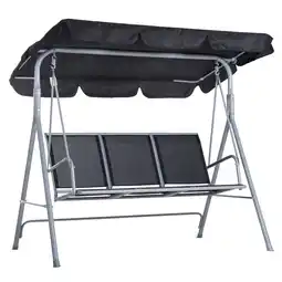 Netto Marken-Discount Outsunny Hollywoodschaukel mit Dach 171L x 108B x 154H cm Angebot