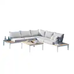 toom Baumarkt Lounge-Set 'Adriana' grau 4-teilig Angebot