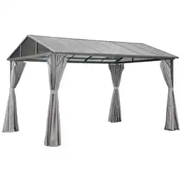 toom Baumarkt Pavillon 'Haus Style' anthrazit 395 x 297 x 260 cm Angebot