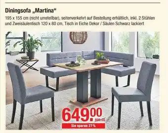 V Baumarkt Diningsofa „martina” Angebot