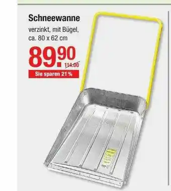 V Baumarkt Schneewanne Angebot