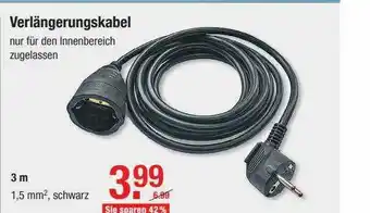 V Baumarkt Verlangerungskabel Angebot