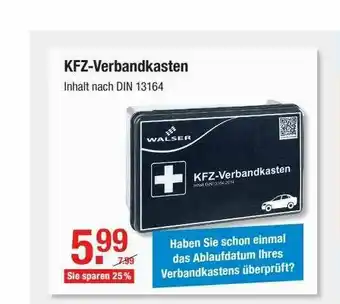 V Baumarkt Kfz-verbandkasten Angebot