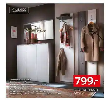 XXXLutz Cassando Garderobenset 5-teilig Angebot