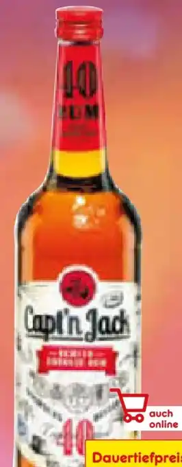 Netto Marken-Discount Capt’n Jack Echter Übersee-Rum Angebot