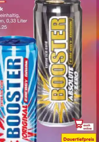 Netto Marken-Discount Booster Energy Drink Angebot