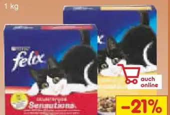 Netto Marken-Discount Purina Felix Sensations Katzen Nahrung Angebot