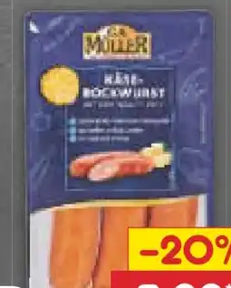 Netto Marken-Discount G.A. Müller Käse Bockwurst Angebot