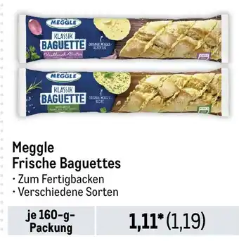 METRO Meggle Frische Baguettes Angebot