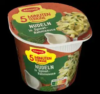PENNY Maggi 5 Minuten Terrine Nudeln in Spinatsauce Angebot
