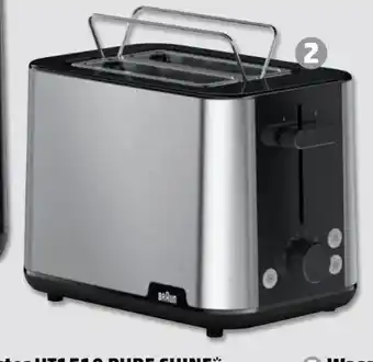 PENNY Braun Toaster Pure Shine HT1510 Angebot