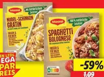 Lidl Maggi ‎Fix Spaghetti Bolognese Angebot