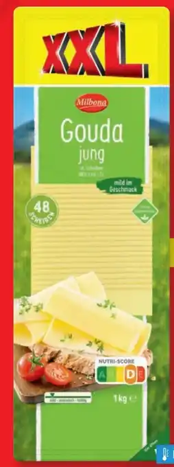 Lidl Milbona Gouda Jung XXL Angebot