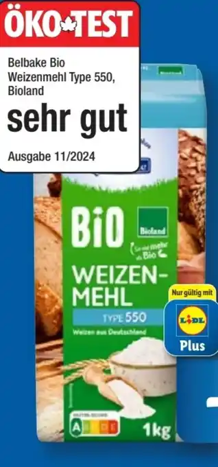 Lidl Belbake Bio-Weizenmehl Angebot