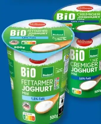 Lidl Milbona Bio-Joghurt Angebot