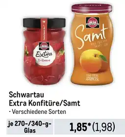 METRO Schwartau Extra Konfitüre/Samt Angebot