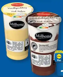 Lidl Milbona Pudding mit Sahne Angebot