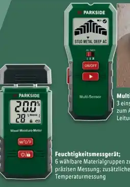 Lidl Parkside Multifunktions­detektor PMSHM 2 A3 Angebot